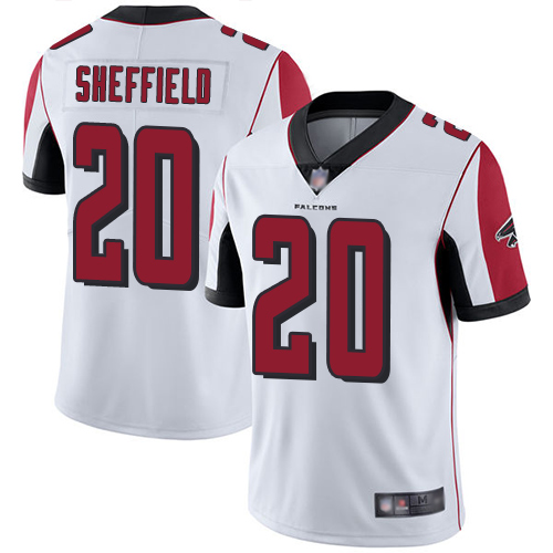 Atlanta Falcons Limited White Men Kendall Sheffield Road Jersey NFL Football #20 Vapor Untouchable->youth nfl jersey->Youth Jersey